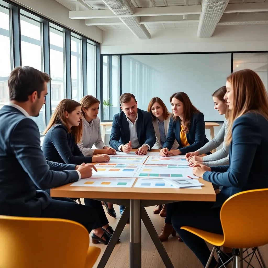 Groep Nederlandse professionals in workshop visuele doelplanning