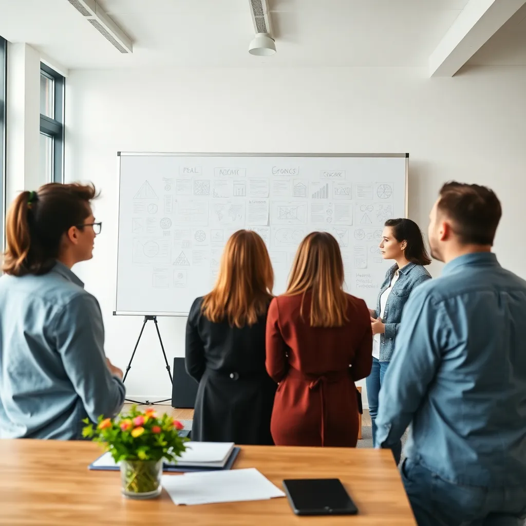 Persoon die een productiviteitsapp gebruikt op tablet